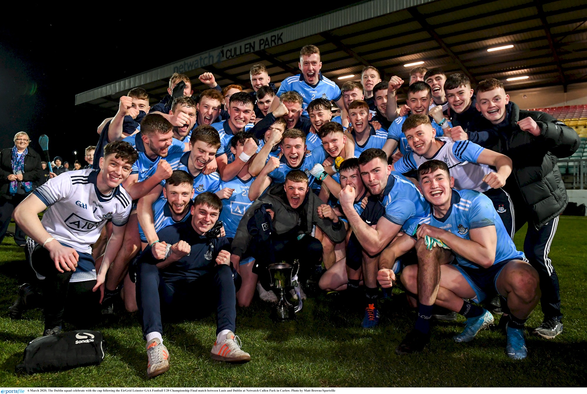 U20 footballers crowned Leinster champions 