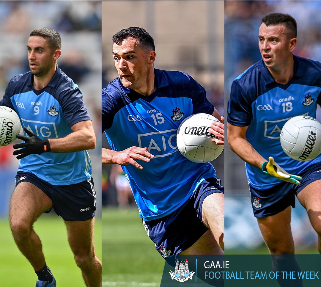 Three Dublin players named in the GAA Football Team of The Week